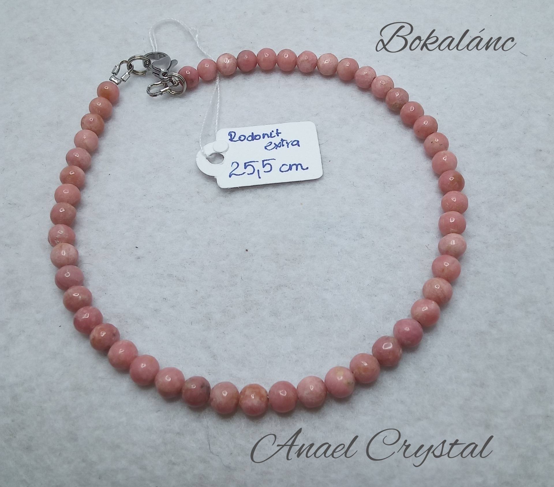 Bokalánc 25,5 cm 2600.- Ft Rodonit extra (4 mm)