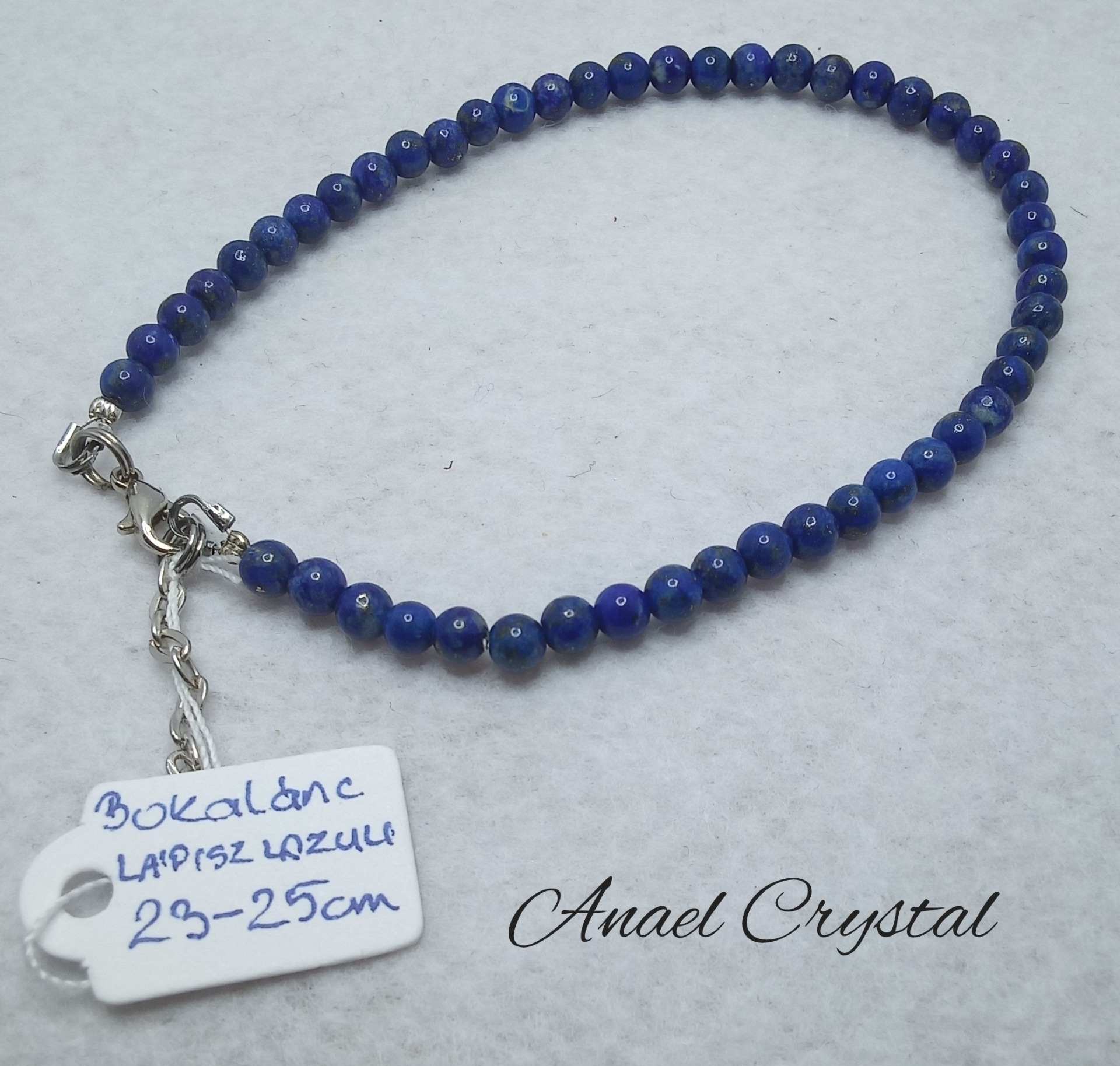 Bokalánc 23 -25 cm 2950.-Ft Lápisz lazuli (4 mm)